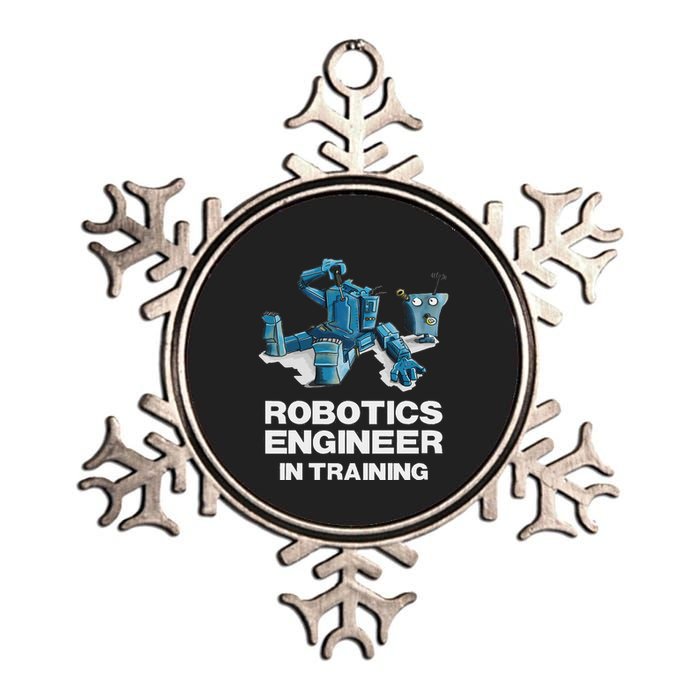 Funny Robot For Robotics Engineer In Training Metallic Star Ornament