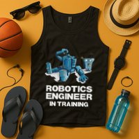 Funny Robot For Robotics Engineer In Training Tank Top