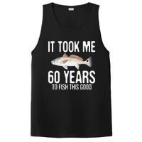 Funny Redfish Fishing 60th Birthday 60 Years To Fish Great PosiCharge Competitor Tank