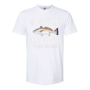 Funny Redfish Fishing 60th Birthday 60 Years To Fish Great Softstyle CVC T-Shirt