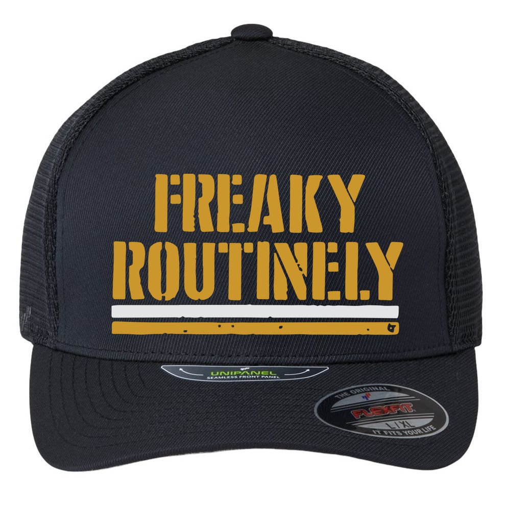 Freaky Routinely Flexfit Unipanel Trucker Cap