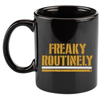 Freaky Routinely 11oz C Handle Ceramic Mug