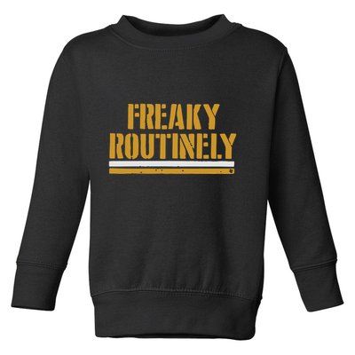 Freaky Routinely Toddler Sweatshirt