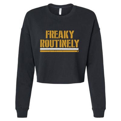 Freaky Routinely Cropped Pullover Crew