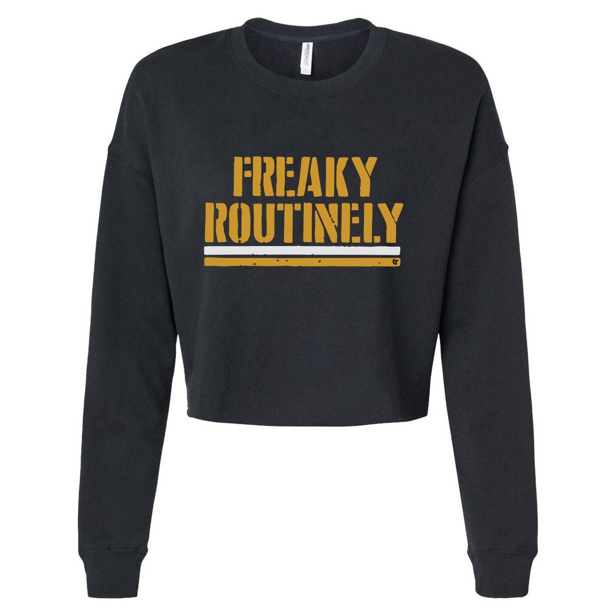 Freaky Routinely Cropped Pullover Crew