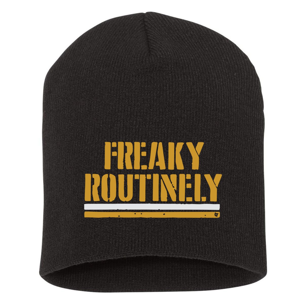 Freaky Routinely Short Acrylic Beanie
