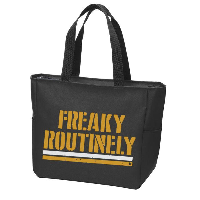 Freaky Routinely Zip Tote Bag