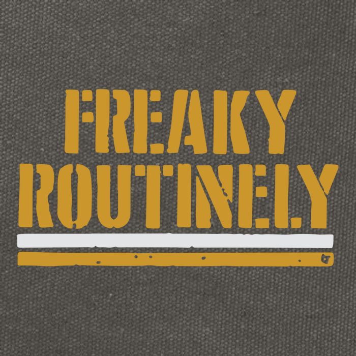 Freaky Routinely Cotton Canvas Backpack