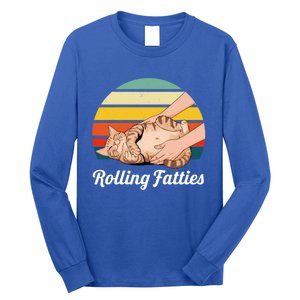 Funny Rolling Fatties Cat Lover Pet Owner Cat Gift Long Sleeve Shirt