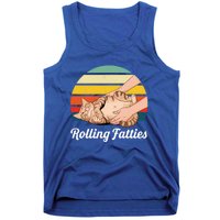 Funny Rolling Fatties Cat Lover Pet Owner Cat Gift Tank Top