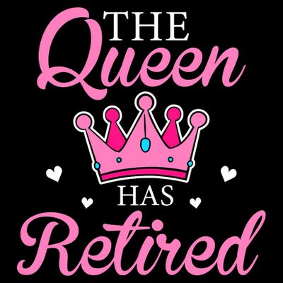 Funny Retirement Floral The Queen Has Retired T-Shirt