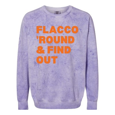 Flacco Round & Find Out Colorblast Crewneck Sweatshirt