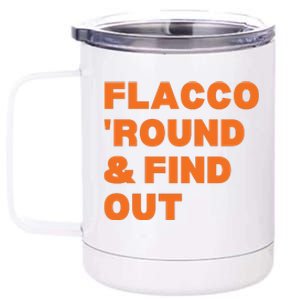 Flacco Round & Find Out 12 oz Stainless Steel Tumbler Cup