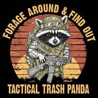 Funny Raccoon Forage Around & Find Out Tactical Trash Panda Mug