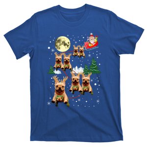 Funny Reindeer Frenchie Xmas Christmas Dog Lovers Gift Meaningful Gift T-Shirt