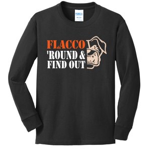 Flacco Round & Find Out Kids Long Sleeve Shirt