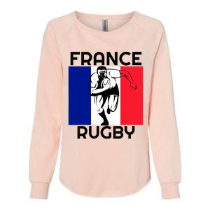 France Rugby Fan Womens California Wash Sweatshirt