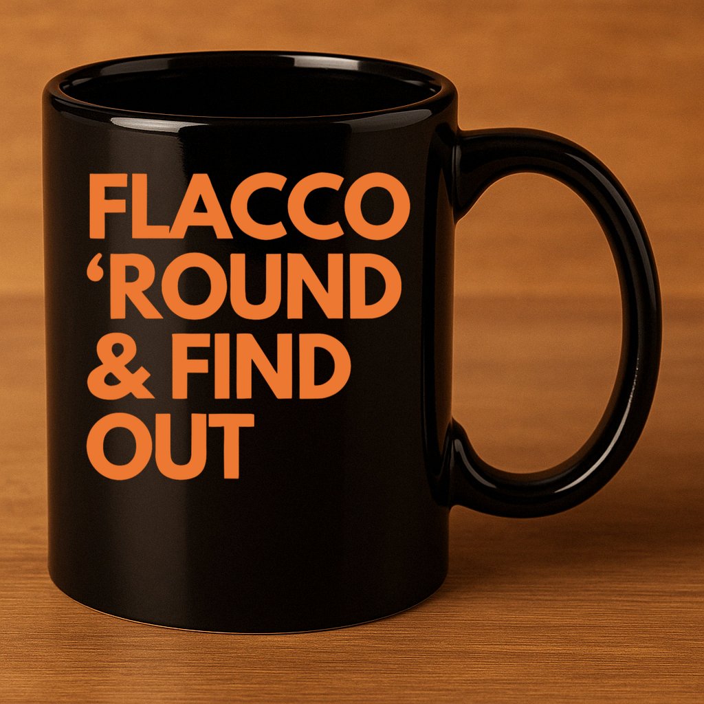 Flacco Round & Find Out 11oz C Handle Ceramic Mug