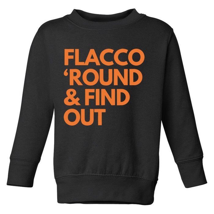 Flacco Round & Find Out Toddler Sweatshirt