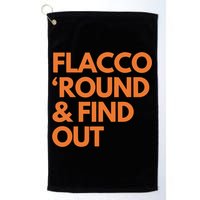 Flacco Round & Find Out Golf Towel