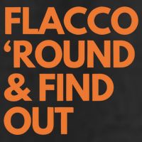 Flacco Round & Find Out Golf Towel