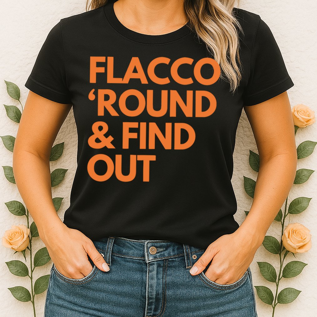 Flacco Round & Find Out Womens T-Shirt