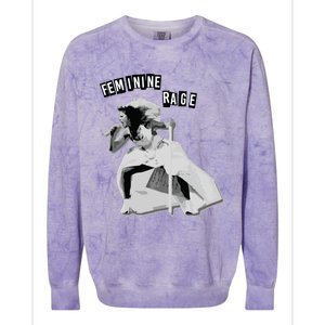 Feminine Rage Colorblast Crewneck Sweatshirt