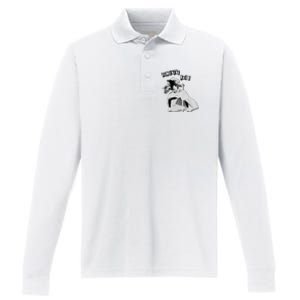 Feminine Rage Performance Long Sleeve Polo