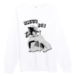 Feminine Rage Premium Crewneck Sweatshirt