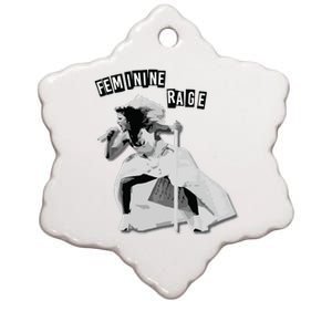 Feminine Rage Ceramic Star Ornament