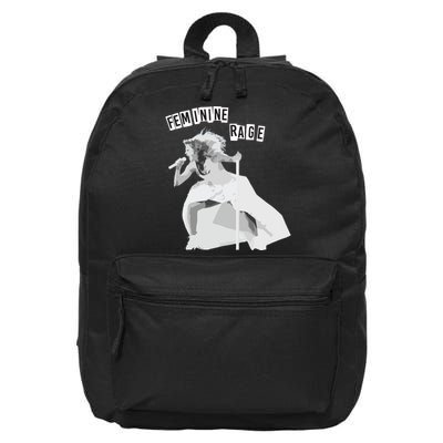 Feminine Rage 16 in Basic Backpack