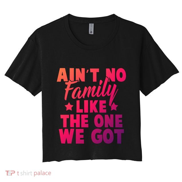 Family Reunion Family Connection No Family Like One We Got Funny Gift Crop Top