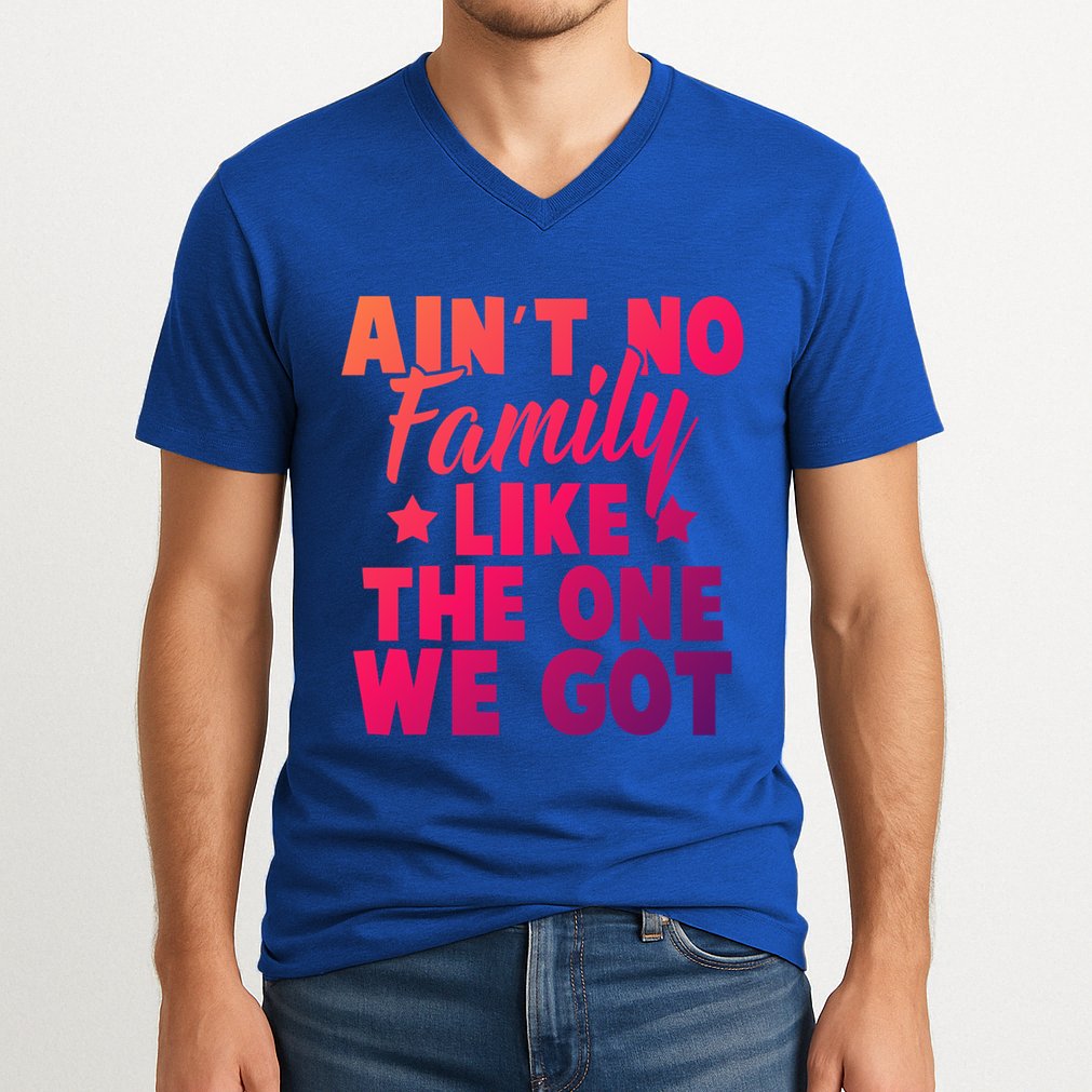 Family Reunion Family Connection No Family Like One We Got Funny Gift V-Neck T-Shirt