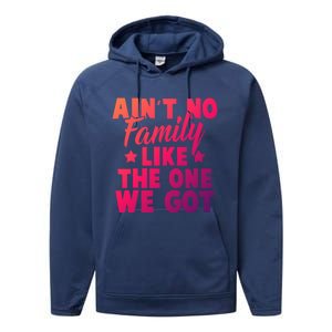 Family Reunion Family Connection No Family Like One We Got Funny Gift Performance Fleece Hoodie