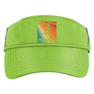 Funny Running For Wo Mom Marathoner Runner Coach Racing  Adult Drive Performance Visor