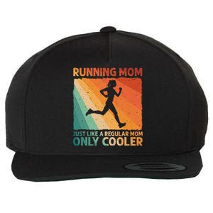 Funny Running For Wo Mom Marathoner Runner Coach Racing  Wool Snapback Cap