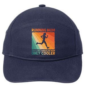 Funny Running For Wo Mom Marathoner Runner Coach Racing  7-Panel Snapback Hat