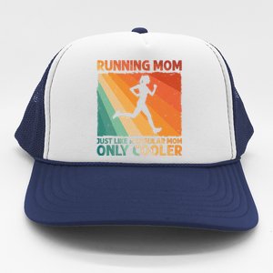 Funny Running For Wo Mom Marathoner Runner Coach Racing  Trucker Hat