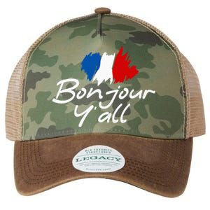 France Roots French Lover Bonjour YAll Legacy Tie Dye Trucker Hat