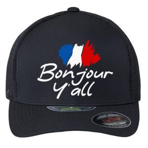 France Roots French Lover Bonjour YAll Flexfit Unipanel Trucker Cap