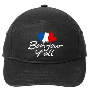 France Roots French Lover Bonjour YAll 7-Panel Snapback Hat