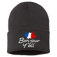 France Roots French Lover Bonjour YAll Sustainable Knit Beanie