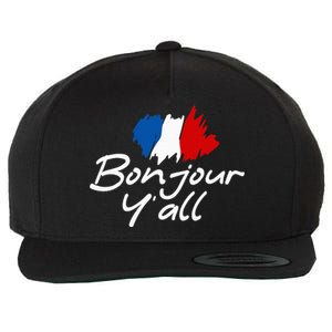 France Roots French Lover Bonjour YAll Wool Snapback Cap