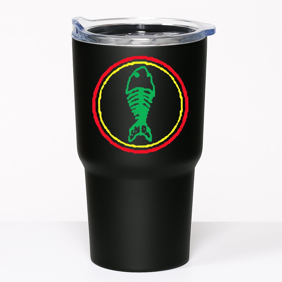 Fishbone Retro Fishing Lover Tumbler