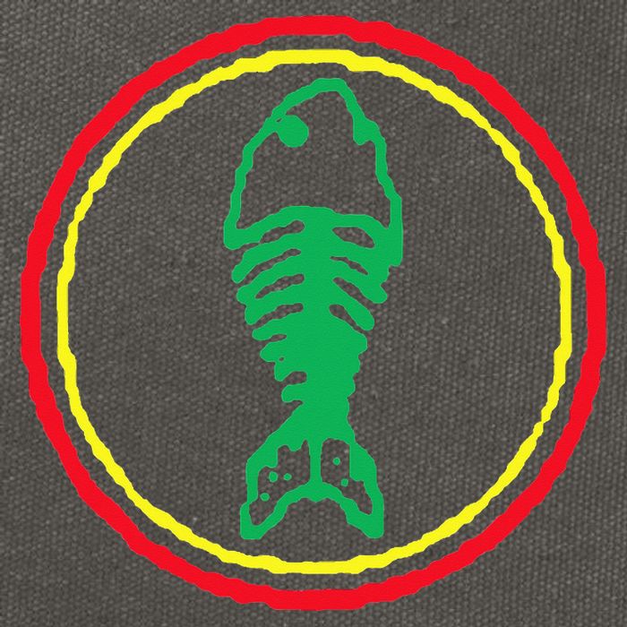 Fishbone Retro Fishing Lover Cotton Canvas Backpack