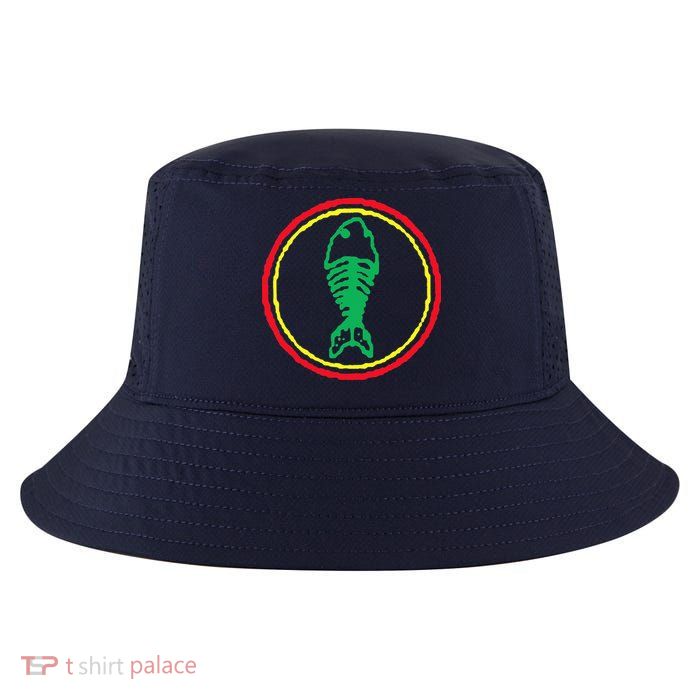 Fishbone Retro Fishing Lover Cool Comfort Performance Bucket Hat