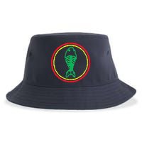 Fishbone Retro Fishing Lover Sustainable Bucket Hat