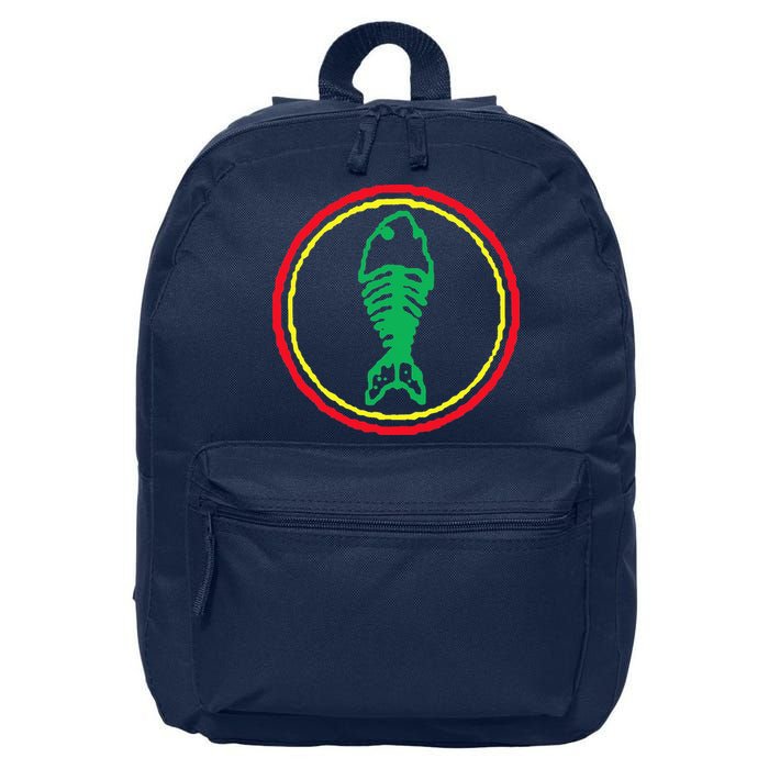 Fishbone Retro Fishing Lover 16 in Basic Backpack