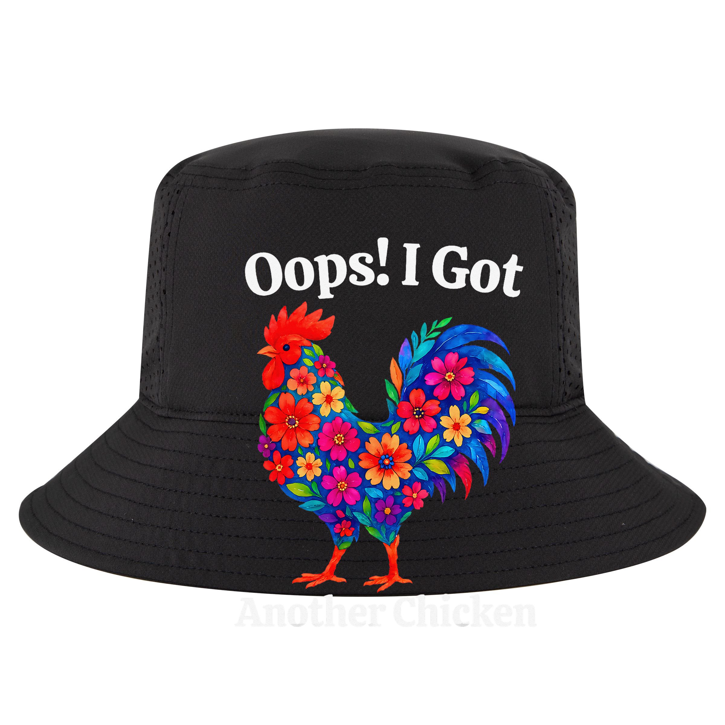 Floral Rooster Farm Animal Funny Oops I Got Another Chicken Mug