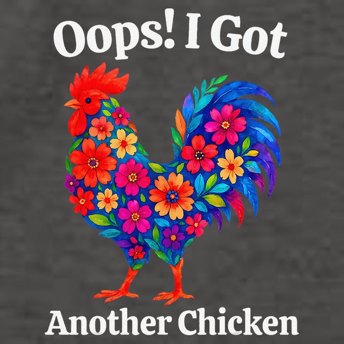 Floral Rooster Farm Animal Funny Oops I Got Another Chicken Vector Backpack